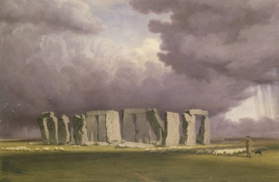 Stonehenge: Giorno tempestoso, 1846 da Joseph Mallord William Turner